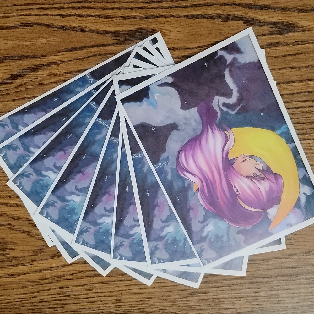 Original Design Head in the Sky PRINTS